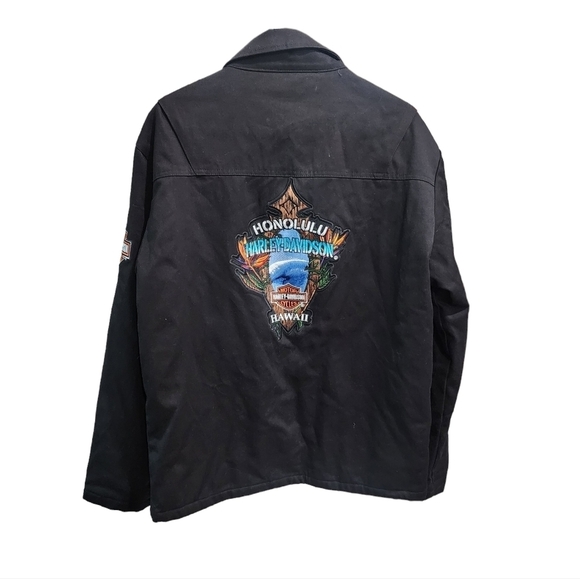 HARLEY Davidson Honolulu Hawaii Riding Motorcycle Jacket - Picture 3 of 7